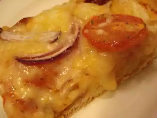 Receta Pizza extra de queso y peperoni