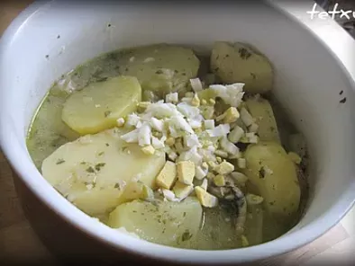 Receta Patatas en salsa verde con pescadilla