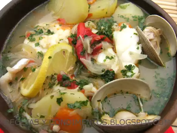Receta Caldillo de congrio