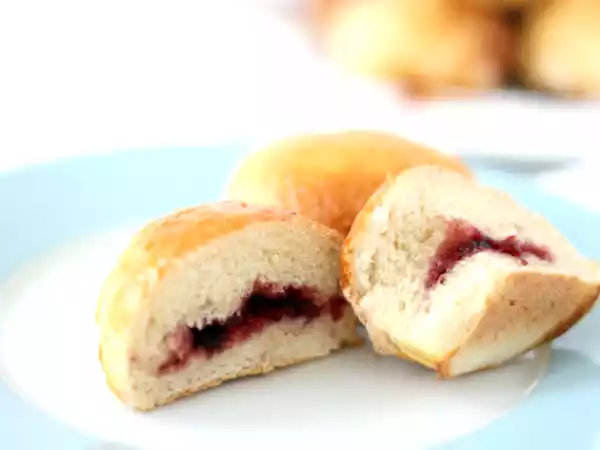 Receta Bollitos con mermelada