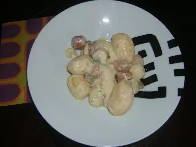 Receta Ensalada alemana de patatas y salsa de yogur.