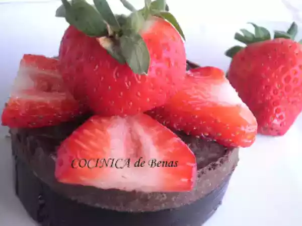 Receta Gelatina de vino tinto con chocolate negro.