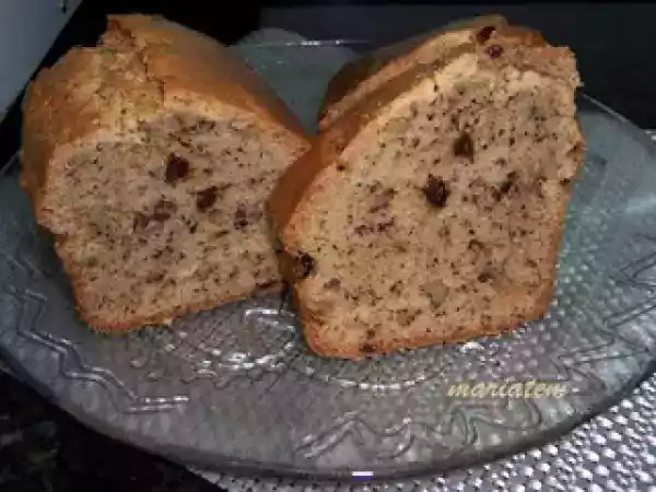 Receta Plum cake de nueces y pasas ( thermomix )