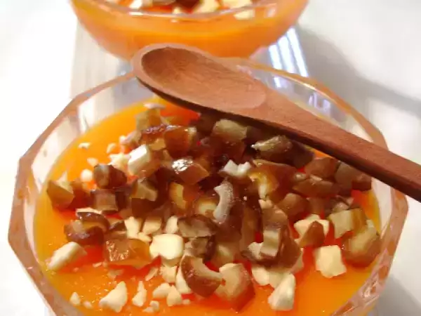 Receta Mohalabeya de kamar el dim (egipto)