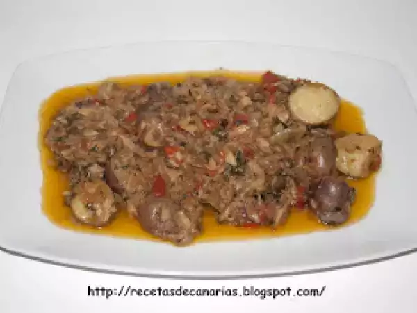 Receta Cherne salado