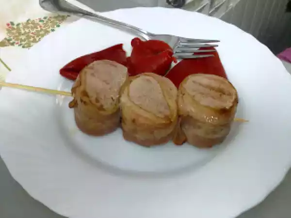Receta Brocheta de solomillo con bacon
