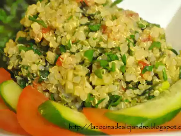 Receta Tabule, taboule de quinoa
