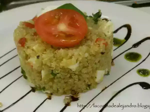 Receta Ensalada caprese de quinua...
