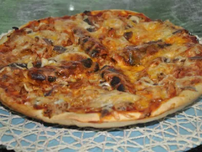 Receta Pizza de atún, anchoas y sardinas