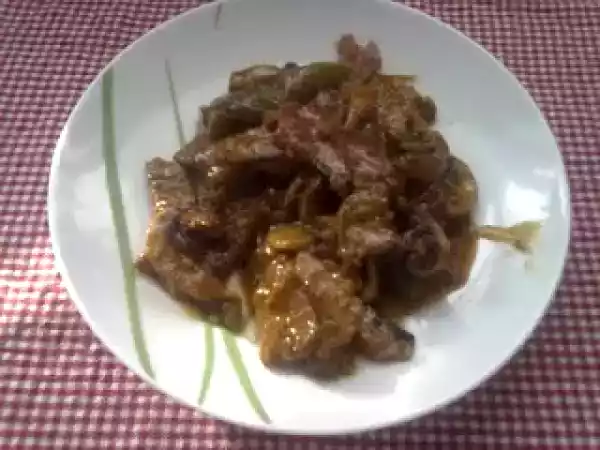 Receta Ternera estilo chino