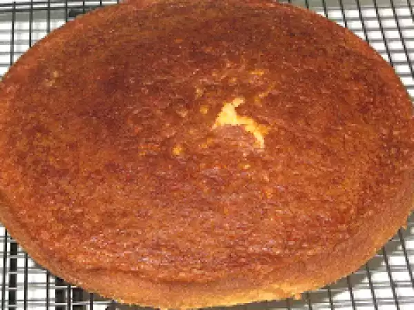 Receta Bizcocho amarillo