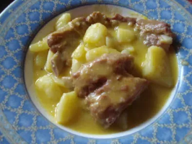 Receta Patatas con costilla (fussion cook)