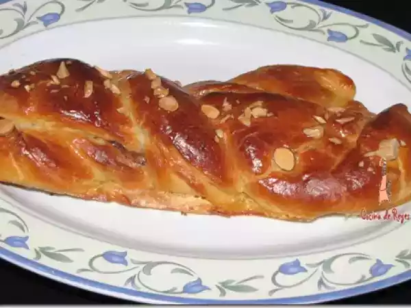 Receta Trenza de fruta y frutos secos