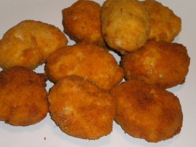 Receta Nuggets caseros - formitas de pollo