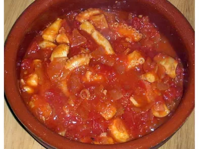 Receta Pulpo en salsa