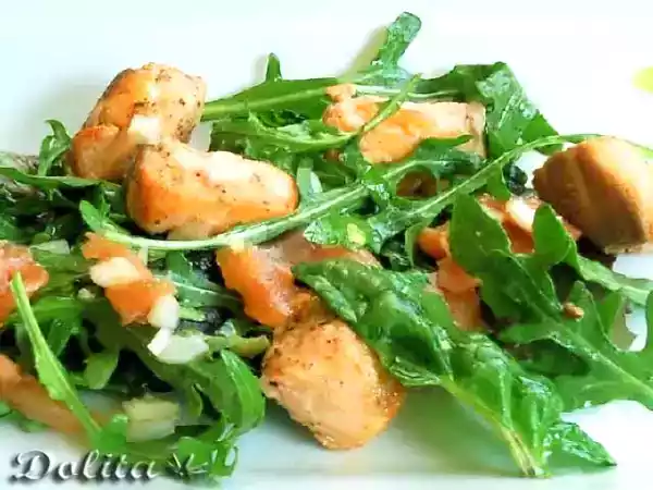 Receta Ensalada de salmón fresco