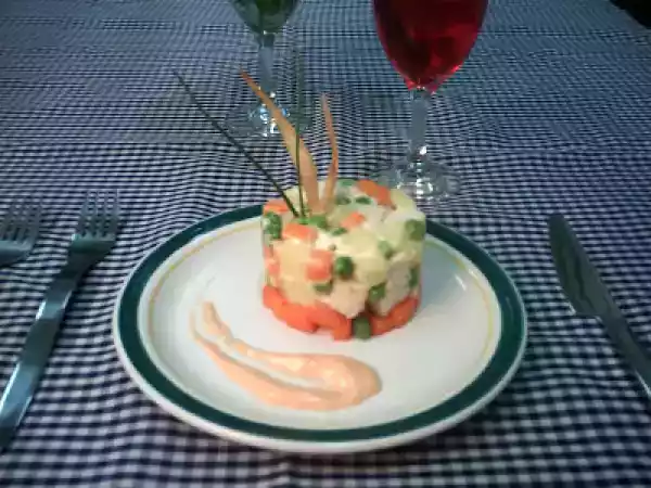 Receta Salpicon de ave