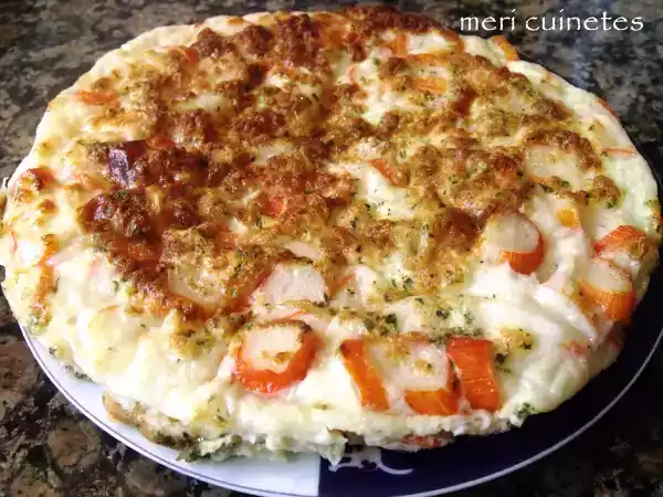 Receta Pastel de surimi