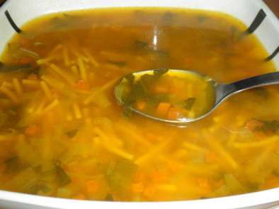 Receta Sopa de verduras