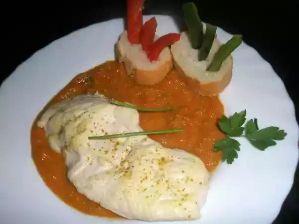 Receta Pechugas de pavo en salsa de tomate