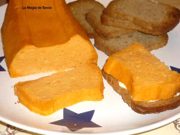 Receta Pastel de surimi en microondas.