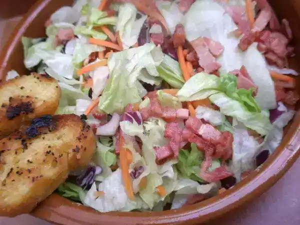 Receta Ensalada caliente de lechuga