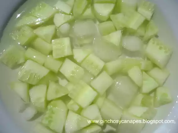 Receta Sopa fría de pepino español