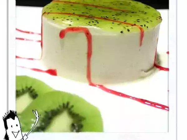 Receta Mousse helada de albaricoque y kiwi