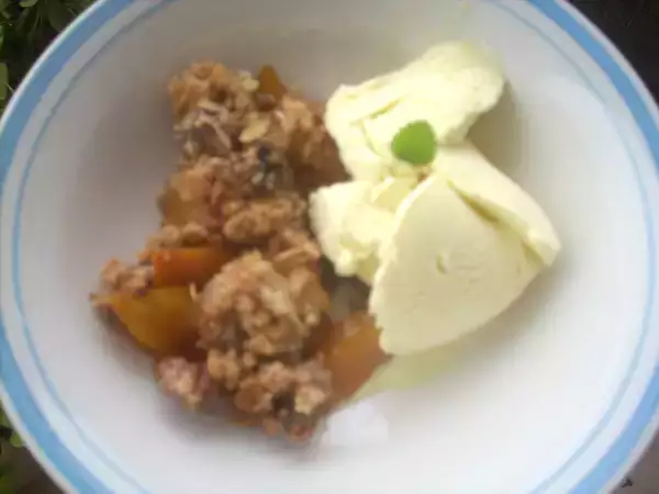 Receta Crocante de mango