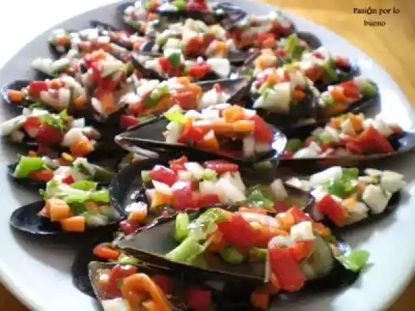 Receta Mejillones a la vinagreta