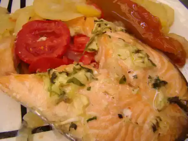 Receta Salmon al horno
