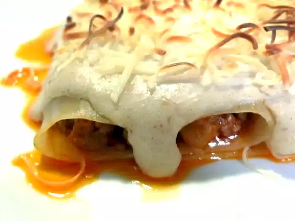 Receta Canelones de carne picada