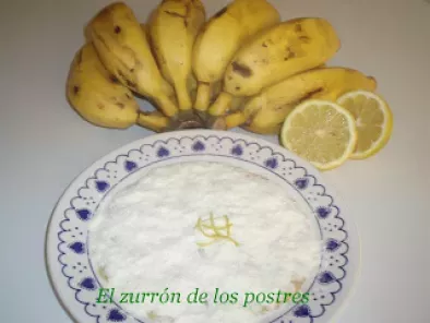 Receta Plátanos machacados con leche