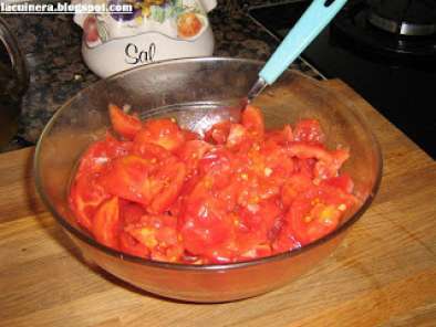 Receta Ensalada de tomate y ajo