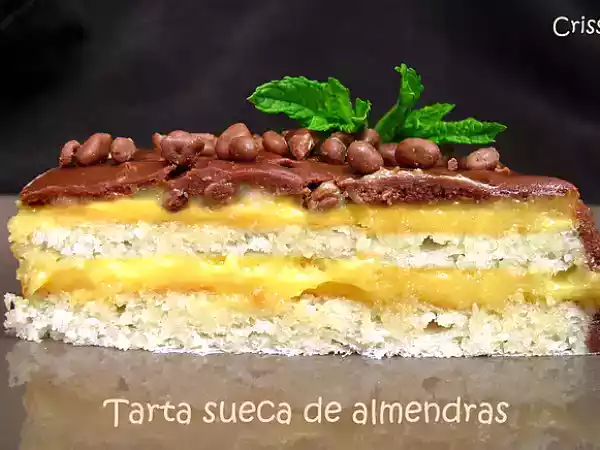 Receta Tarta sueca de almendras