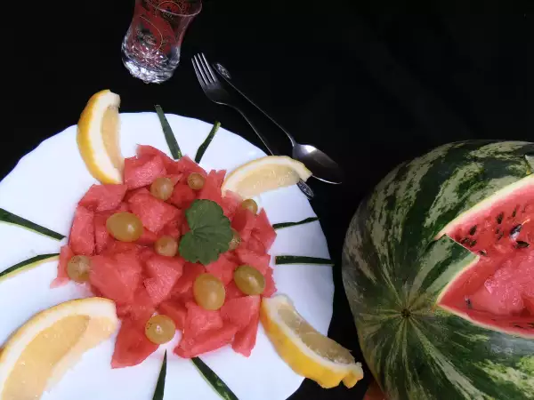 Receta Compota de sandía y uva