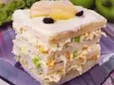 Receta Torta fria de pan bimbo
