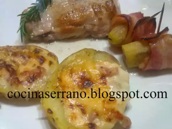 Receta Solomillo al jerez con guarnición
