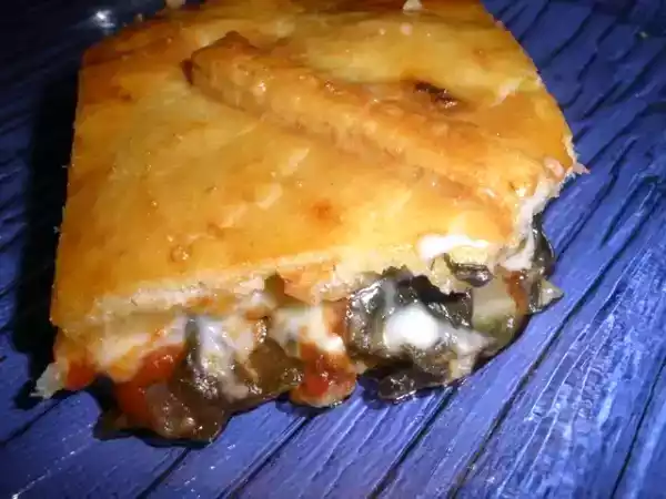 Receta Empanada de acelgas, bacon y queso con masa brise