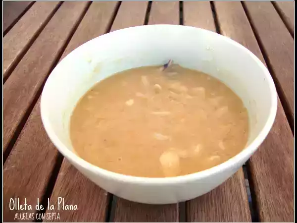 Receta Alubias con sepia