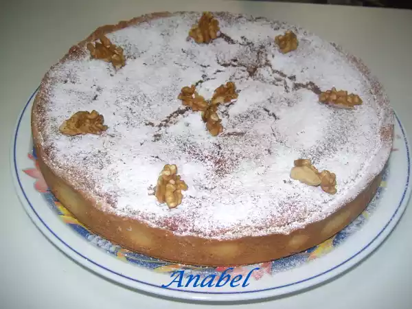 Receta Tarta de queso fresco y nueces