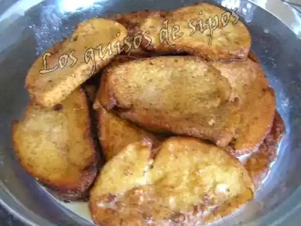 Receta Torrijas de chocolate blanco
