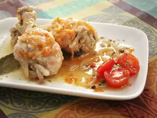 Receta Muslos de pollo escabechados