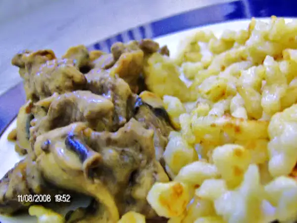 Receta Zürcher geschnetzeltes