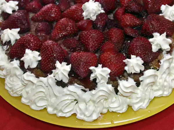 Receta Tarta borracha de fresa