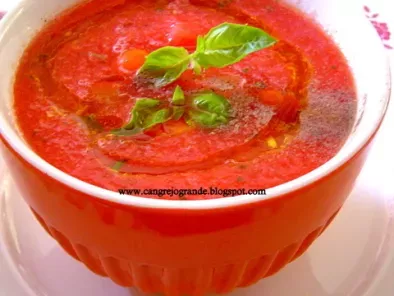 Receta Sopa fría de tomate y sandía