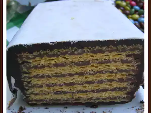 Receta Kit kat gigante