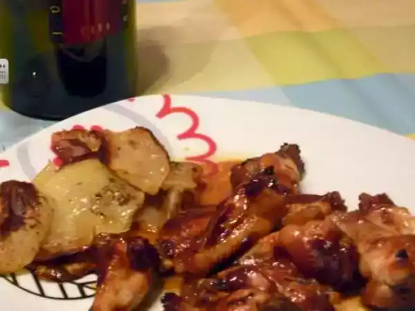 Receta Alitas de pollo con salsa de soja