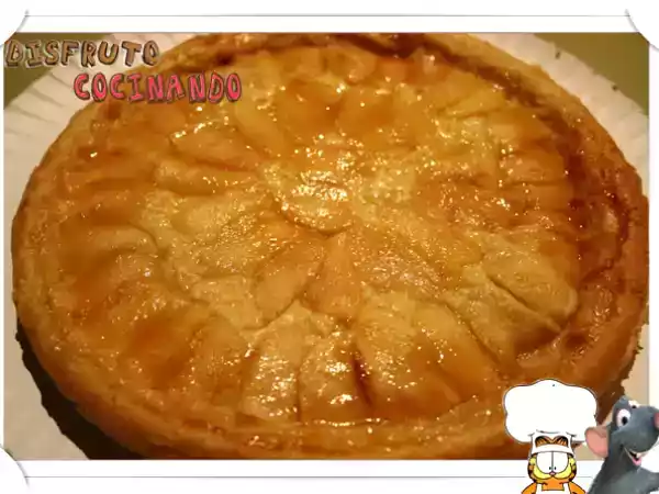 Receta Tarta de manzana con crema pastelera