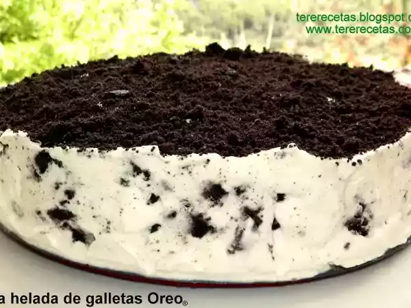 Receta Tarta helada de galletas oreo